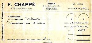 Oran documents divers 752